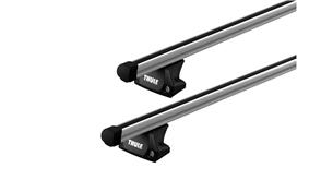 THULE VOLVO V60 [ 2019 ONWARDS ] FLUSH RAILS - PRO BAR ROOF RACK - SILVER