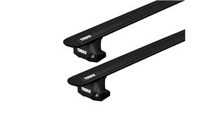 THULE SUBARU WRX WAGON [ 2020 ONWARDS ] FIXED POINT - WINGBAR EVO ROOF RACK - BLACK