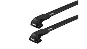 THULE VW ID.4 [ 2021 ONWARDS ] FLUSH RAILS - WINGBAR EDGE EVO ROOF RACK - BLACK