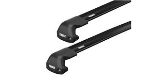 THULE TOYOTA HIGHLANDER GXL [ 2014-2021 ] FIXED POINT - WINGBAR EDGE EVO ROOF RACK - BLACK