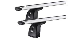 THULE CITROEN BERLINGO [ 2008-2018 ] FIXED POINT - WINGBAR EVO ROOF RACK - SILVER