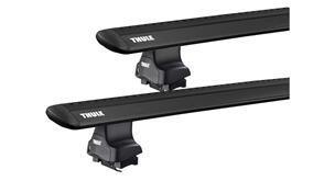 THULE ALFA ROMEO GIULIA [ 2016 ONWARDS ] NORMAL ROOF - WINGBAR EVO ROOF RACK - BLACK