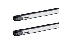 THULE KIA RONDO [ 2008-2012 ] FLUSH RAILS - SLIDE BAR ROOF RACK - SILVER