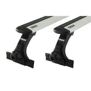 THULE HOLDEN RODEO [ UNTIL 1988 ] GUTTER MOUNT - WINGBAR EVO ROOF RACK - SILVER