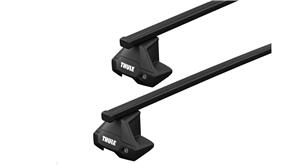 THULE LAND ROVER RANGE ROVER EVOQUE [ 2011-2018 ] NORMAL ROOF - SQUARE BAR ROOF RACK - BLACK