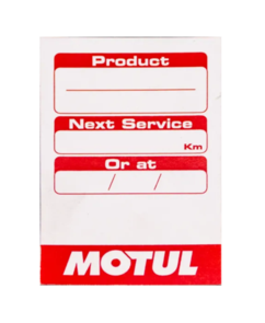 MOTUL MOTUL SERVICE DUE DECAL