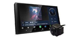KENWOOD PACKAGE #1 - KENWOOD DMX7525S WIRELESS CARPLAY / ANDROID AUTO + CMOS150HD HD REVERSE CAMERA COMBO