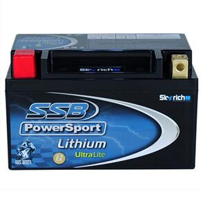 SSB MOTORCYCLE AND POWERSPORTS BATTERY LITHIUM ION 12V 290CCA BY SSB LIGHTWEIGHT LITHIUM ION PHOSPHATE