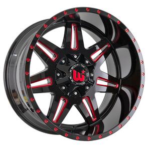 LIMITED LIMITED TRAILS GLOSS BLACK MILLED RED
