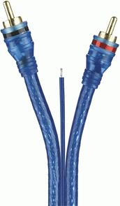 METRA NBRCA20 RCA LEAD NEON BLUE - 20 FT