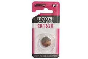 MAXELL LITHIUM BATT CR1620 3V SINGLE BLISTER