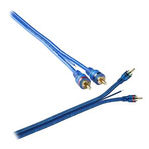 EDS RCA LEAD NEON BLUE 3 METRE 2 TO 2 RCA
