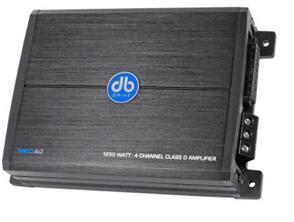 DB DRIVE AMP NEOV2 4CH - 125W RMS X 4 @ 4 OHM / 250W RMS X 4 @ 2OHM