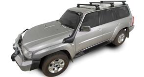 RHINO-RACK JA0676 Heavy Duty RL110 Black 3 Bar Roof Rack