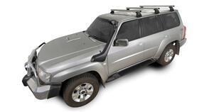 RHINO-RACK JA0763 Heavy Duty RL110 Silver 3 Bar Roof Rack