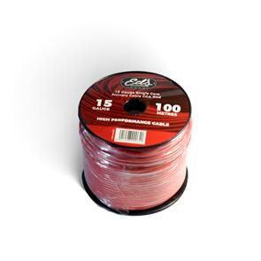 EDS 15 GAUGE SINGLE CORE PRIMARY CABLE CCA 100M RED
