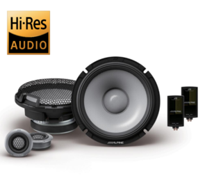 ALPINE R2-S65C 6.5" COMPONENT SPEAKER 300W R SERIES 2-WAY