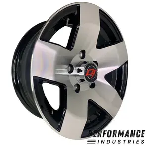 GT WHEELS REDBACK GLOSS BLACK MACHINED FACE