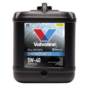 VALVOLINE 5W40 - SYNPOWER MST C3 -  FULL SYNTHETIC 20L