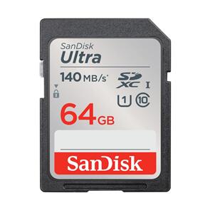 SANDISK ULTRA SDHC 64GB UP TO 140MB/S SD CARD CLASS 10