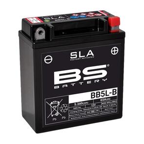 BS BATTERY BS SLA BATTERY BB5L-B (FA) (YB5L-B) [WITH ACID] 6/CTN