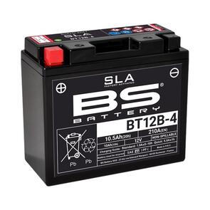 BS BATTERY BS SLA BATTERY BT12B-4 (FA) (YT12B-BS) [WITH ACID] 4/CTN