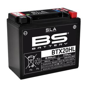 BS BATTERY BS SLA BATTERY BTX20HL (FA) (YTX20HL-BS) [WITH ACID] 4/CTN