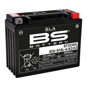 BS BATTERY BS SLA BATTERY B50N18LA/A2 (FA) (Y50-N18L-A/A2) [WITH ACID] 4/CTN