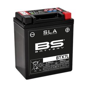BS BATTERY BS SLA BATTERY BTX7L (FA) (YTX7L-BS) [WITH ACID] 8/CTN
