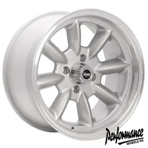 PERFORMANCE WHEELS SUPERLITE SILVER MACHINED LIP