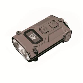NITECORE 600 LUMEN USB-C RECHARGEABLE KEYCHAIN FLASHLIGHT GREY