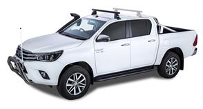 RHINO-RACK JA7991 Heavy Duty 2500 Black 1 Bar Roof Rack (Front)