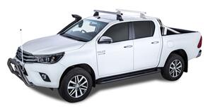 RHINO-RACK JA7990 Heavy Duty 2500 Silver 1 Bar Roof Rack (Front)