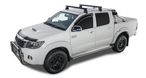 RHINO-RACK JA0176 Heavy Duty 2500 Black 2 Bar Roof Rack