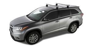 RHINO-RACK JA6012 Heavy Duty 2500 Silver 2 Bar Roof Rack