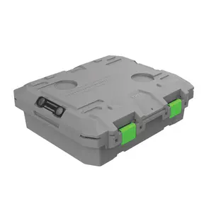 TRED OUTDOORS TRED GT STORAGE BOX 25L - SHALLOW - GREY WITH GREEN