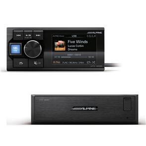 ALPINE HEAD UNIT ADD-IN DSP HI-RES AUDIO DIGITAL MEDIA PLAYER WITH BLUETOOTH