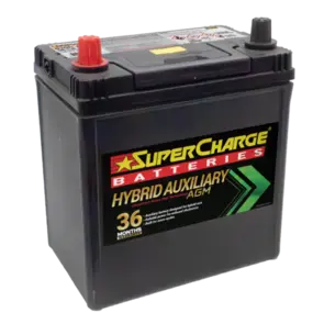 SUPERCHARGE HYBRID AUXILIARY B20R-AGM 340CCA AGM NS40 D PT