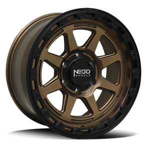 NEGU N08 | NEGU-8 MATTE BRONZE SATIN BLACK LIP