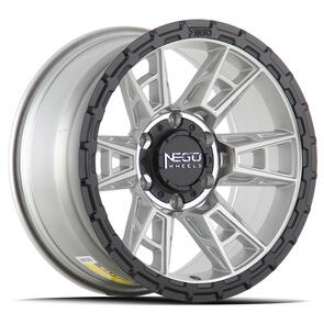 NEGU N10 | NEGU-10 SILVER MACHINED BLACK LIP