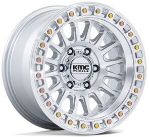 KMC KM552 | IMS GLOSS SILVER MACHINED