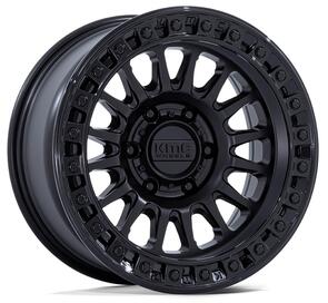 KMC XD KM552 | IMS MATTE BLACK GLOSS BLACK LIP