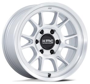KMC XD KM729 | RANGE GLOSS SILVER MACHINED FACE