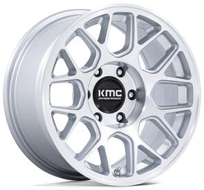 KMC XD KM730 | HATCHET GLOSS SILVER MACHINED FACE