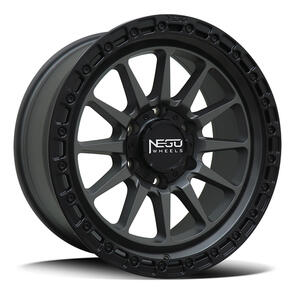 NEGU N07 | NEGU-7 MATTE GUNMETAL BLACK LIP