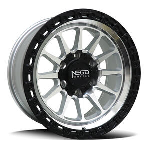 NEGU N07 | NEGU-7 SILVER MACHINED BLACK LIP