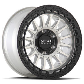 NEGU N12 | NEGU-12 SILVER MACHINED MATTE BLACK LIP