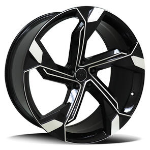 REPLICA AUDI 6136 | RSQ8 BLACK MACHINED FACE