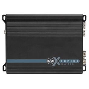 DB DRIVE AMP X-SERIES MONO CLASS D RMS 600W X 1 @ 1OHM / 300W X 1 @ 2OHM
