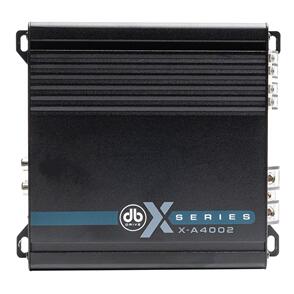 DB DRIVE AMP X-SERIES 2CH CLASS D RMS 75W X 2 @ 4OHM / 150W X 4 @ 2 OHM